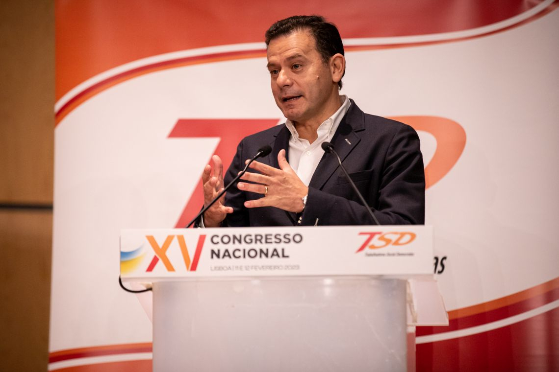 Luís Montenegro no congresso dos TSD