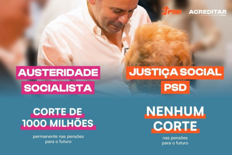 cartaz psd sobre austeridade ps