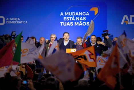 luis montenegro em evora com carlos moedas